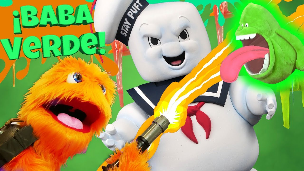 Desafío de Lodo Verde 😂 ¡Slimer ha vuelto! 😀 Ghostbusters Revisión de juguetes 2017 PARA NIÑOS