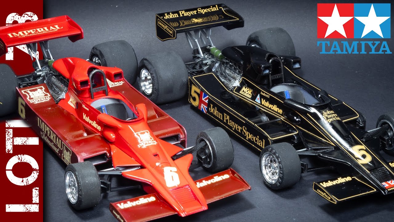 Lotus 78 - Mario Andretti and Gunnar Nilsson - dual build - 1977 F1 car (Tamiya 1/20 scale model)