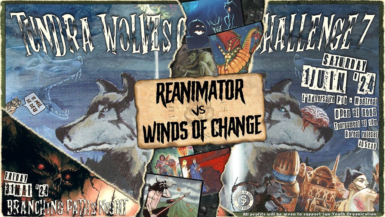 REANIMATOR vs WINDS OF CHANGE COMBO, Old School MTG - 1/7 Tundra Wolves Challenge 7 (2024-06-01)