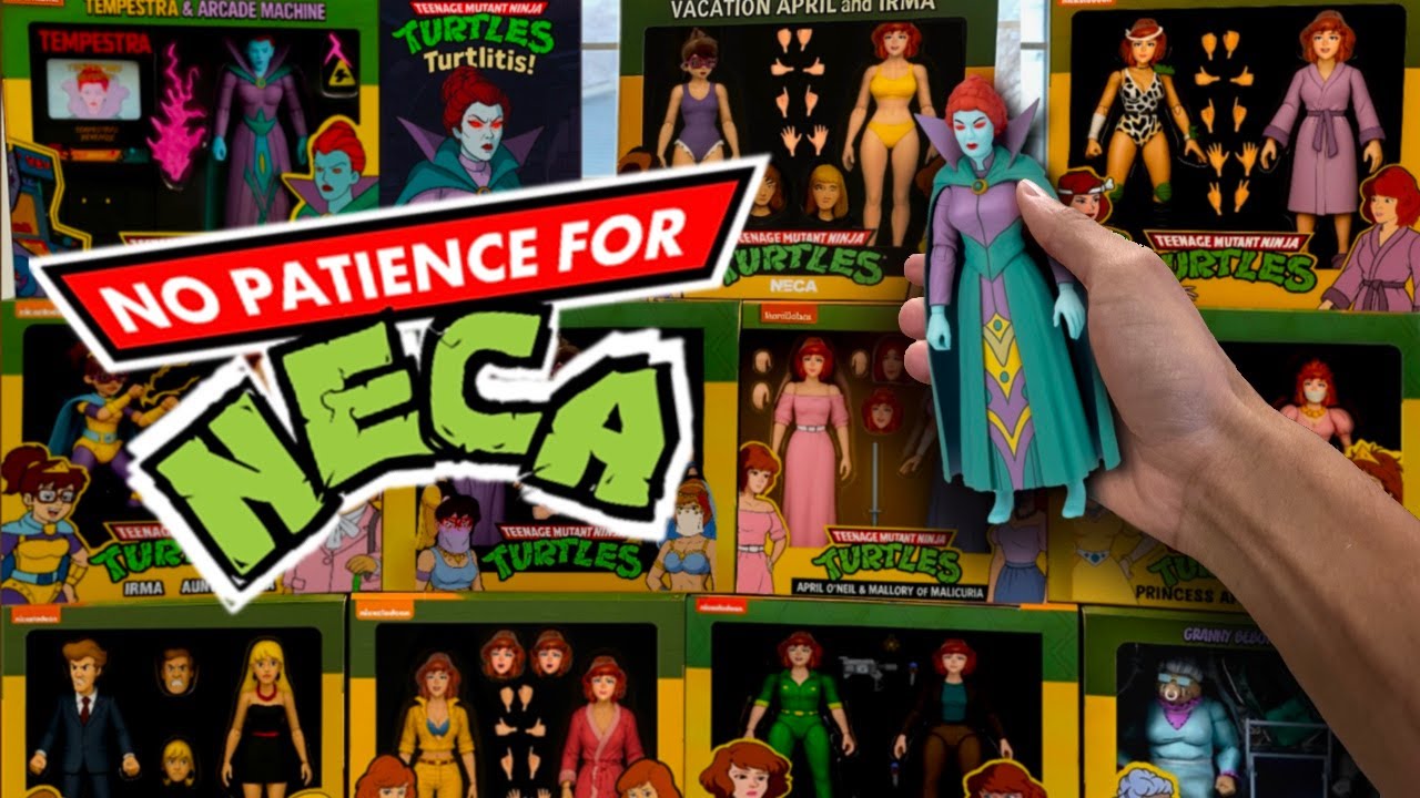 NECA! Give me these variants and side characters for the TMNT toon line