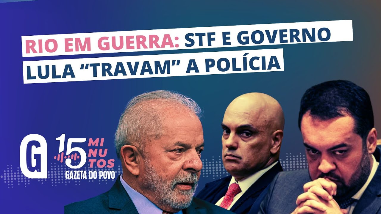 Governador do Rio de Janeiro confronta Lula e Moraes após megaoperação policial / 15 MINUTOS