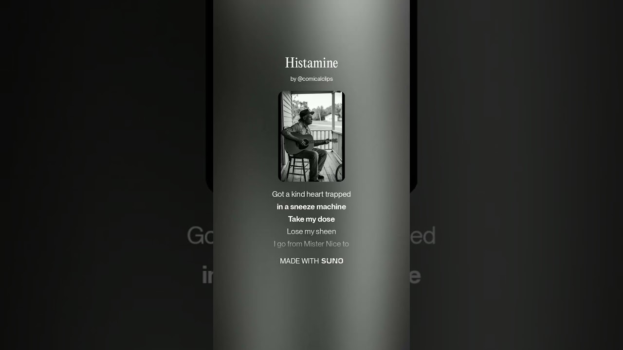 Histamine — Sounds, Songs & Frequencies | Official Audio / Suno Exclusive #music