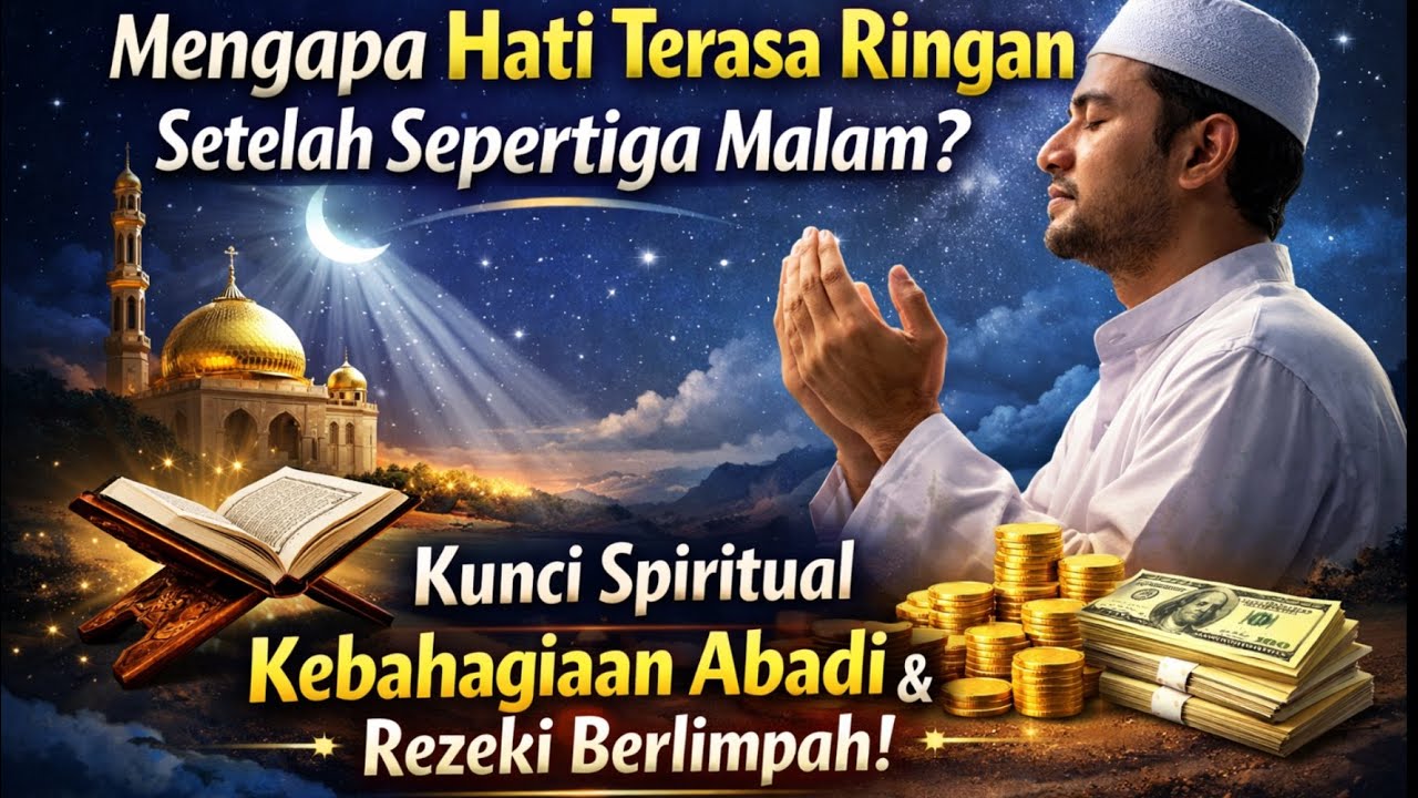 Mengapa Hati Terasa Ringan Setelah Sepertiga Malam, Adakah Kunci Spiritual untuk Kebahagiaan Abadi d