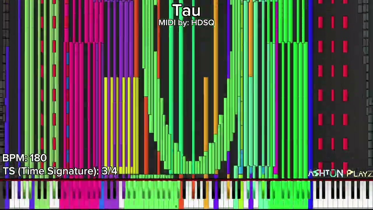 [BLACK MIDI] Tau (π 2) by HDSQ (LEGIT RUN, 6.28 MILLION NOTES)