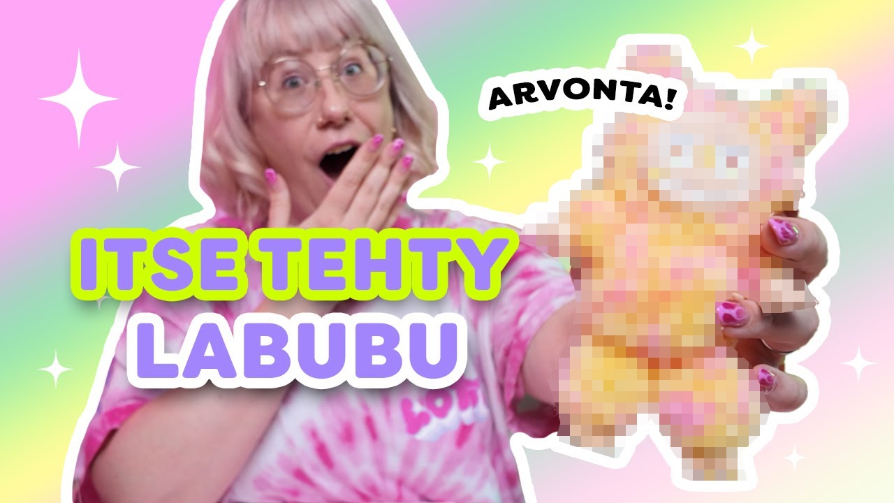 Onnistuuko ITSE TEHTY pompom LABUBU ?! ♡ DIY ♡ ARVONTA!