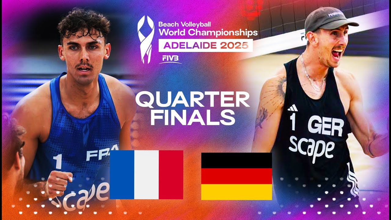 Rotar/Gauthier-Rat vs. Pfretzschner, L./Winter - Beach World Championships 2025 | Quarter Finals