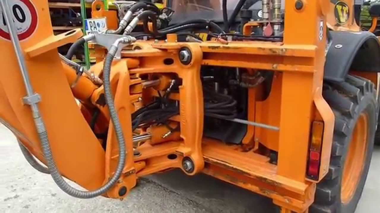 Baggerlader Venieri / Heckbagger abbauen
