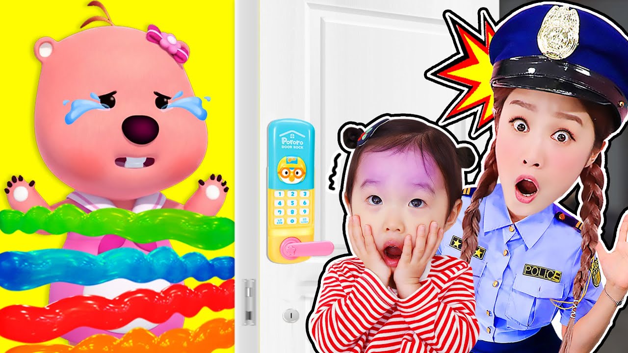 헉! 루피가 풍선에 갇혔어요!!🔒🔑ㅣ뽀로로 경찰놀이ㅣKids Escape Room Challenge