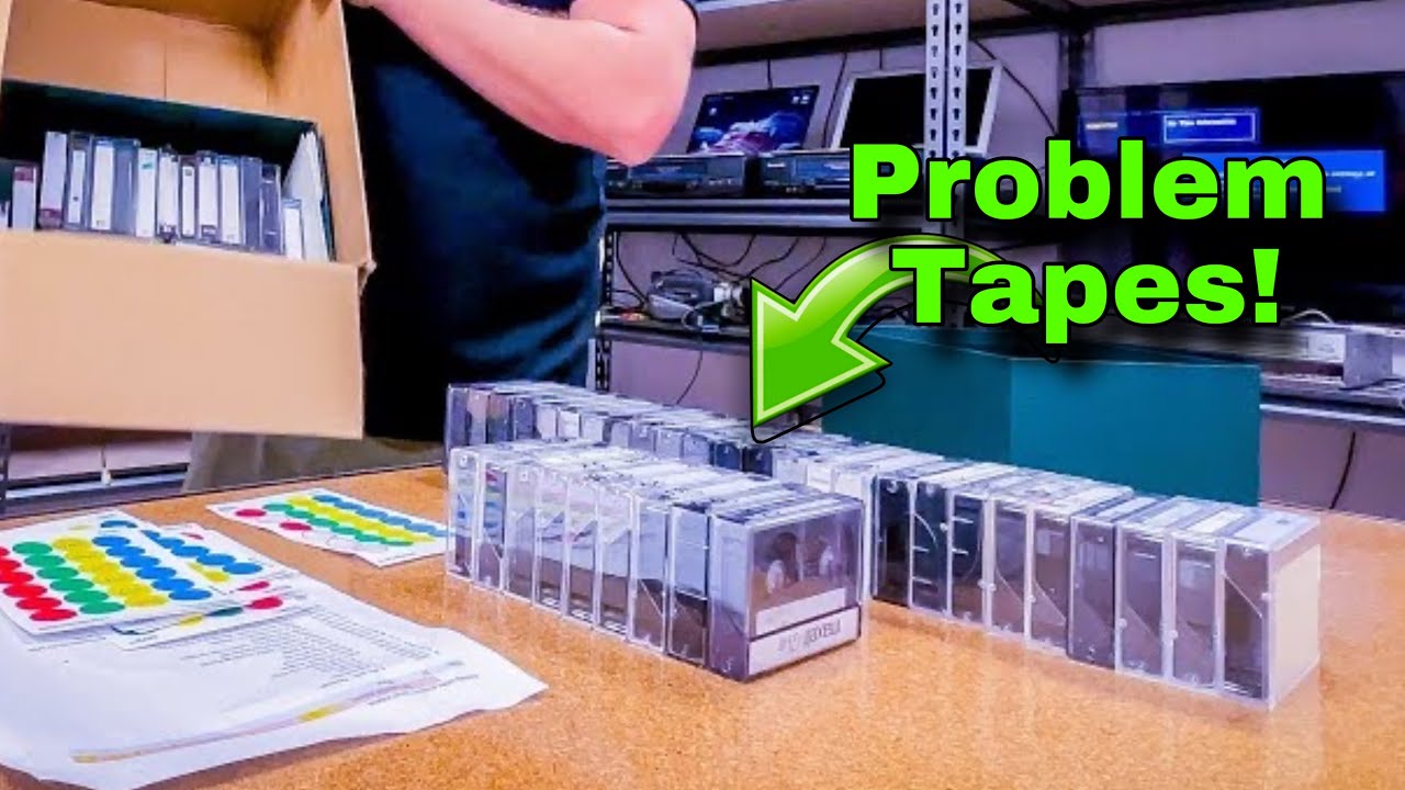 These Hi8 Tapes have a weird problem.