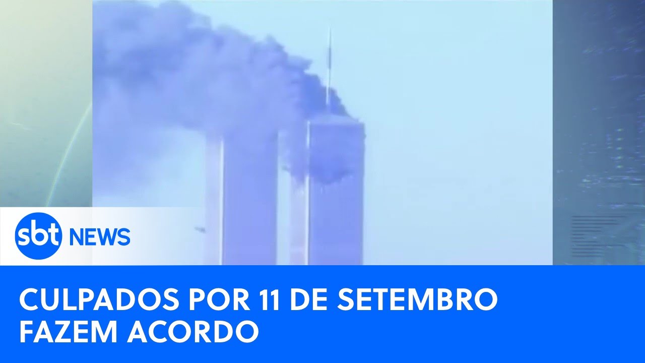Acusado de planejar ataques de 11 de setembro irá se declarar culpado |  #SBTNewsnaTV (01/08/24)