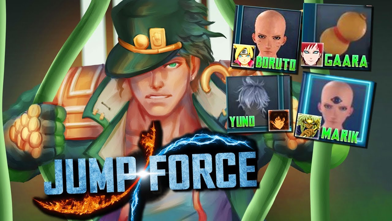 All NEW Avatar & Create a Character REFRENCES Items, Scars, and Hairstyles in JUMP FORCE!