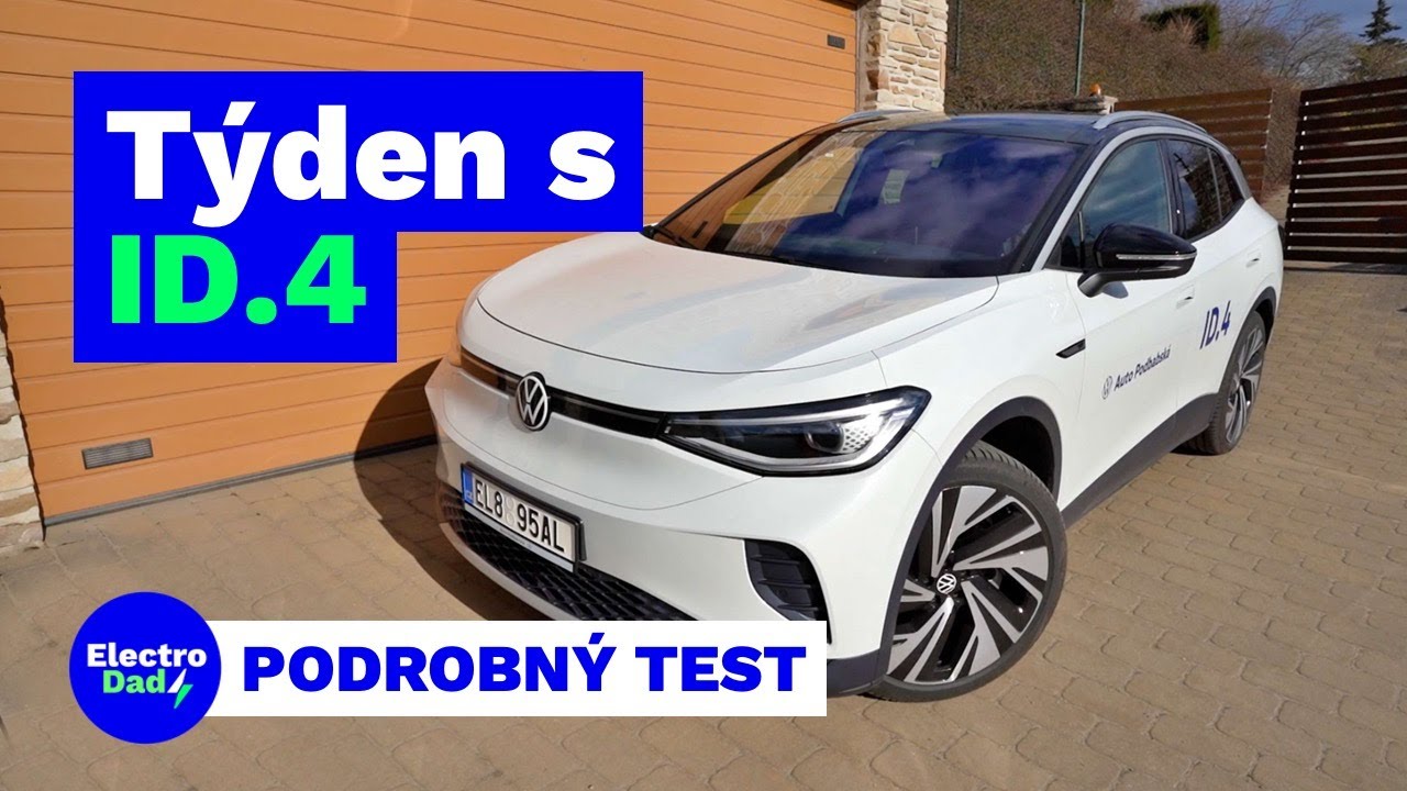 Týden s VW ID.4 2021 – podrobný test (elektromobilu) | Electro Dad # 213