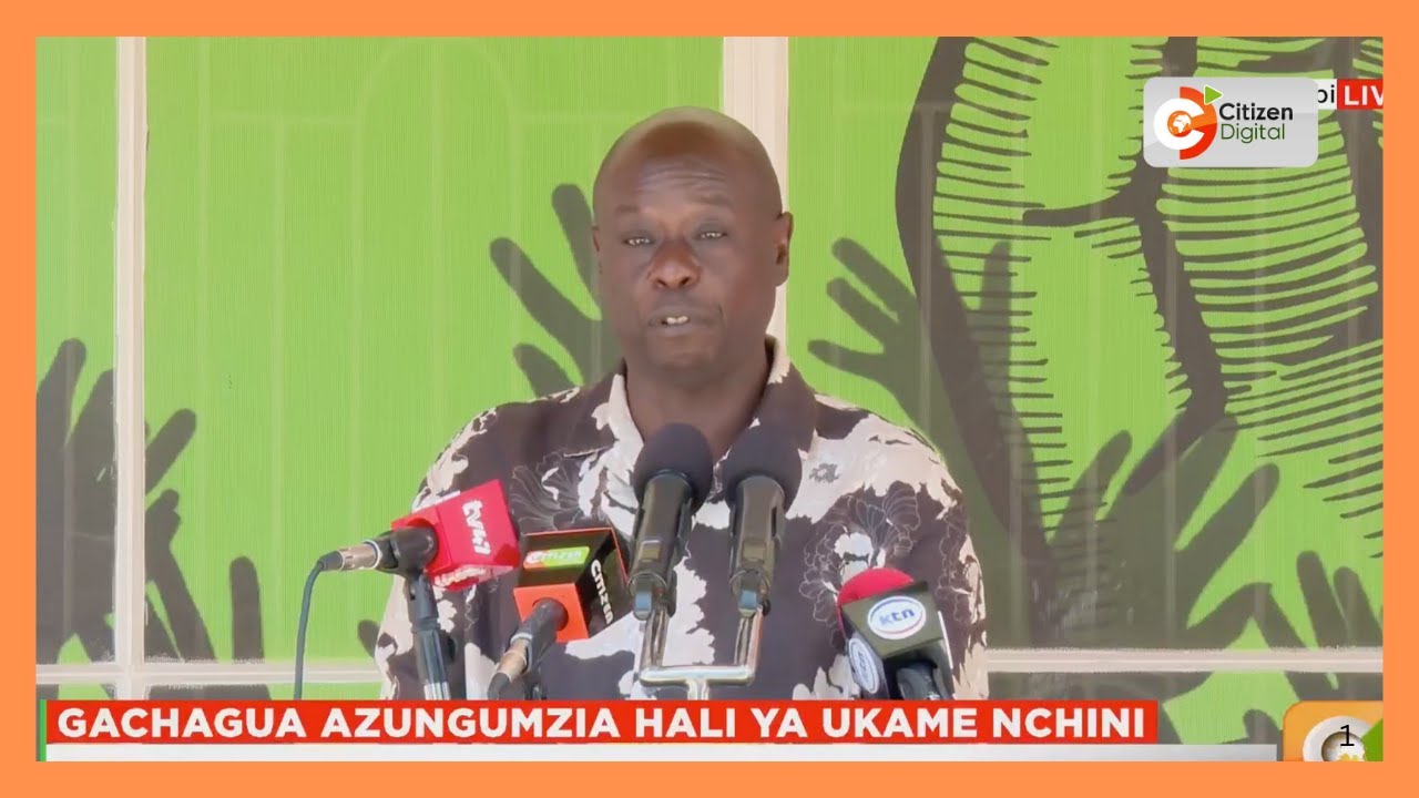 Gachagua: Leaders from northern Kenya are enjoying life in Nairobi as the people suffer from hunger
