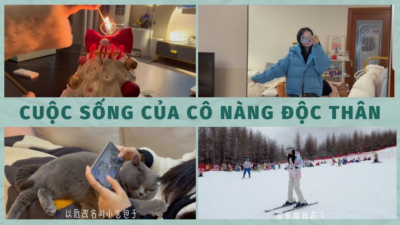 VIETSUB || Mục tiêu 2022, Haul đồ mùa đông, Đi trượt tuyết, Làm bánh kem || Ngô Mộng Phi | #36