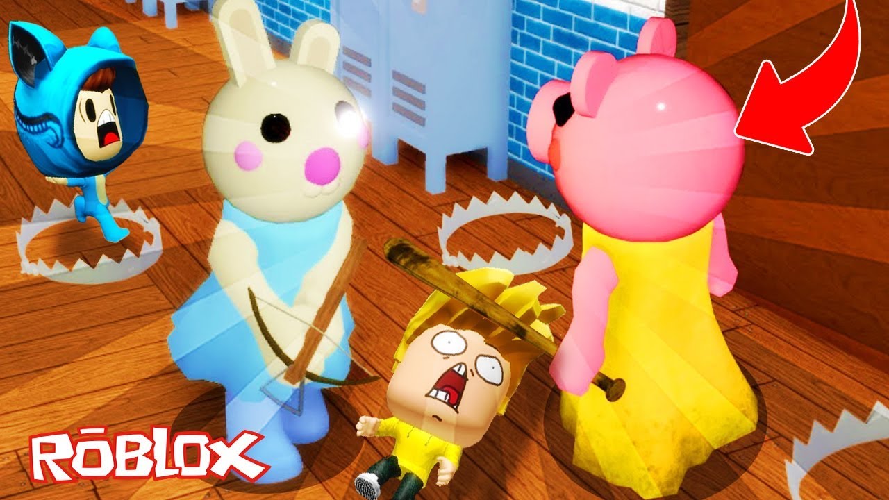 ¡¡PIGGY EXE VS BUNNY ASESINA!! ¿QUIEN ES MAS FUERTE? ROBLOX 💙💚💛 BEBE MILO VITA ADRI 😍 AMIWITOS