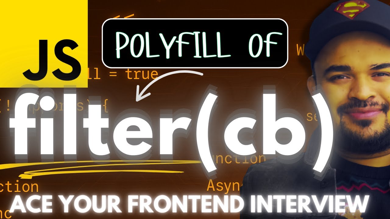Filter Polyfill : Ace Your Javascript Interview Series by Frontend Master #frontend