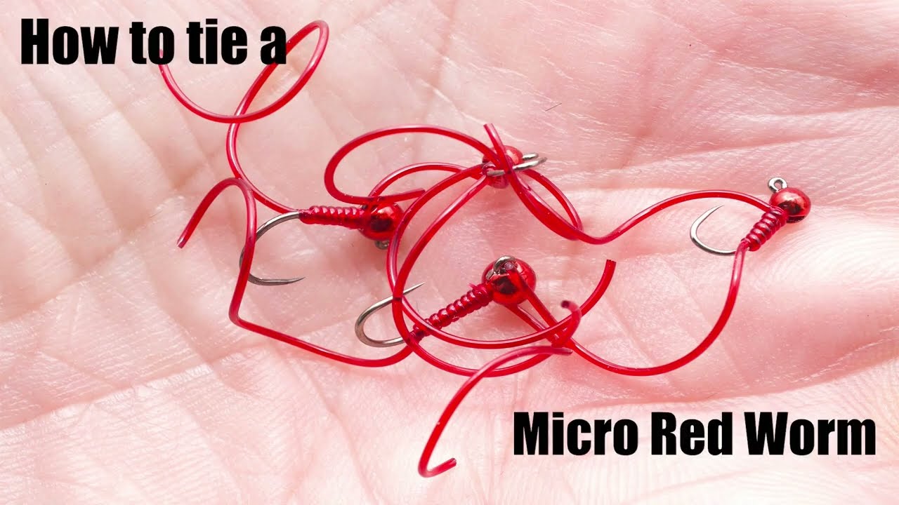 Tying a Micro Red Worm