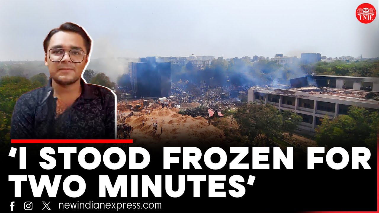 B J Medical College student recalls what it was like at Air India crash site in Ahmedabad