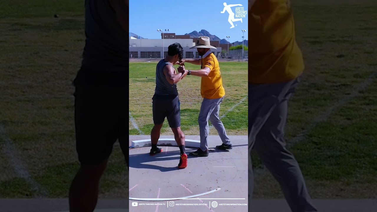 How to Throw Shot Put - Slam the Finish