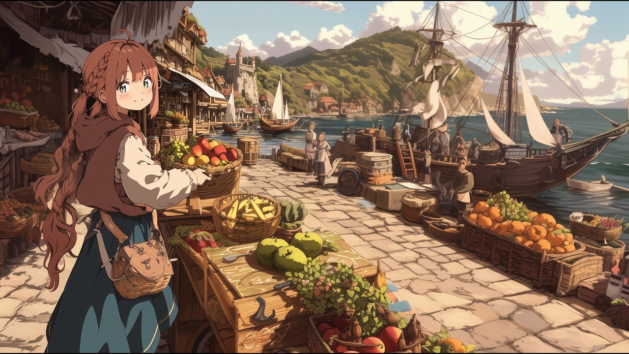 【癒しのケルト音楽】【埠頭の朝一番の光】【リラックス、勉強、睡眠】【歌声】