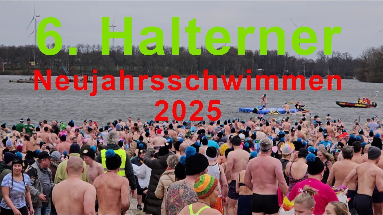 Neujahrsschwimmen Haltern am See 2025