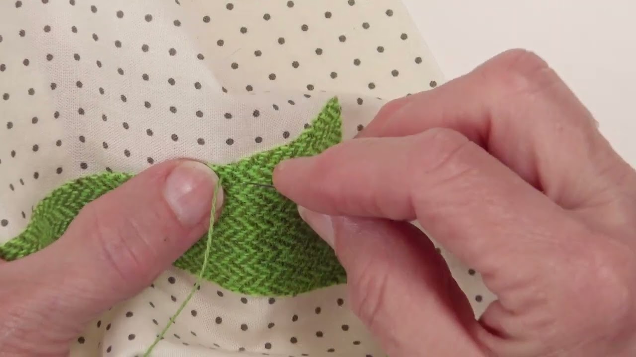 Аппликация из шерсти Whip Stitch от Бекки Голдсмит