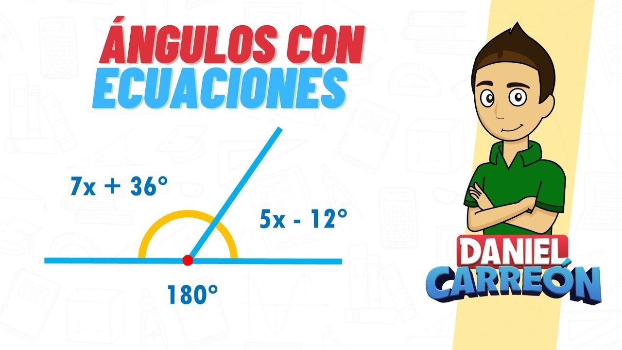 ÁNGULOS CON ECUACIONES EN RECTAS  Super facil - Para principiantes