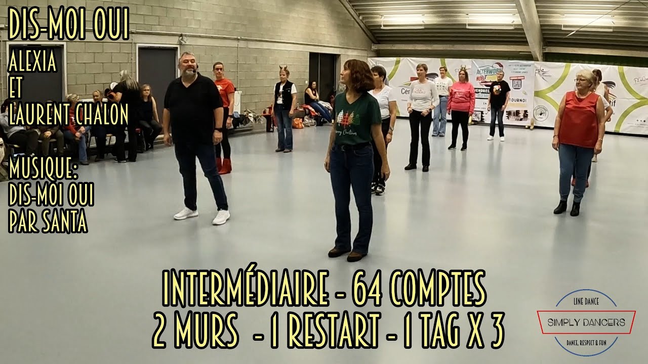 Dis moi Oui - Line Dance - Simply Dancers