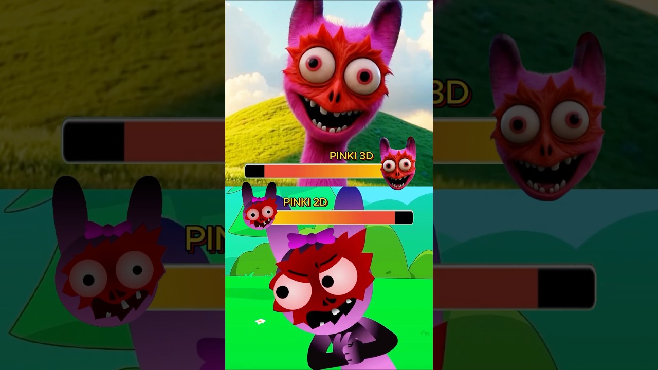 Sprunki 3D VS Sprunki 2D - Zoonomaly Remix (Battle Cover) #incrediboxsprunki #incredibox #sprunki