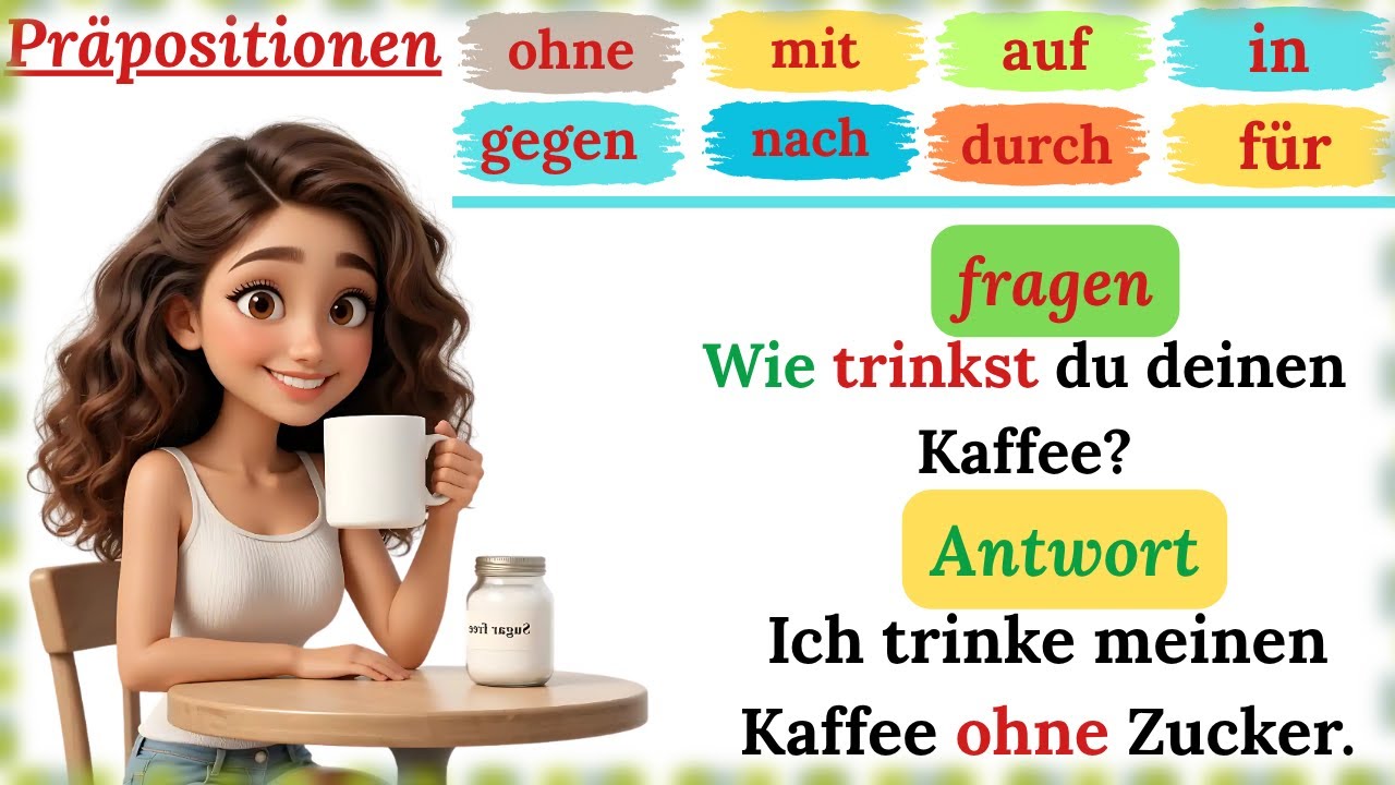 Deutsche Präpositionen üben: 100 Sätze im Frage-Antwort-Stil 🎯💡
