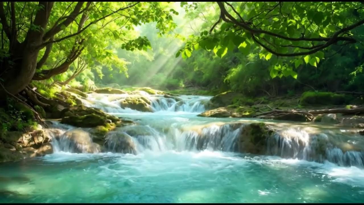 🍃 Soothing River in USA Valley -Wash Away Stress: Healing River Sounds for Anxiety Relief