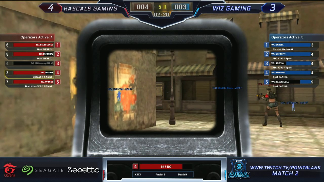 Point Blank National Championship 2017 Day 4 - RG vs WIZ