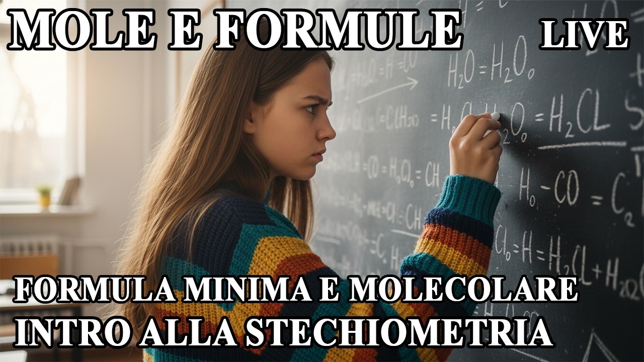 Mole e formule dei composti - Introduzione alla stechiometria (Live)