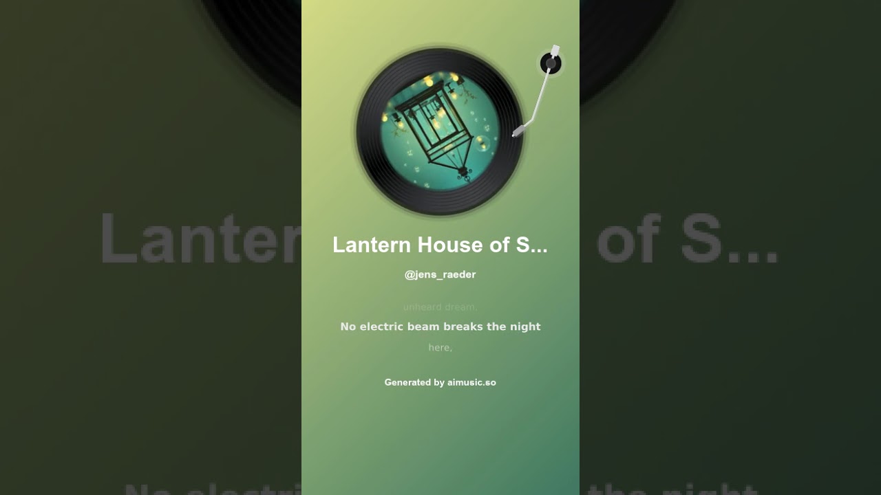 Lantern House of Silent Wishes Laternenhaus der stummen Wünsche 1