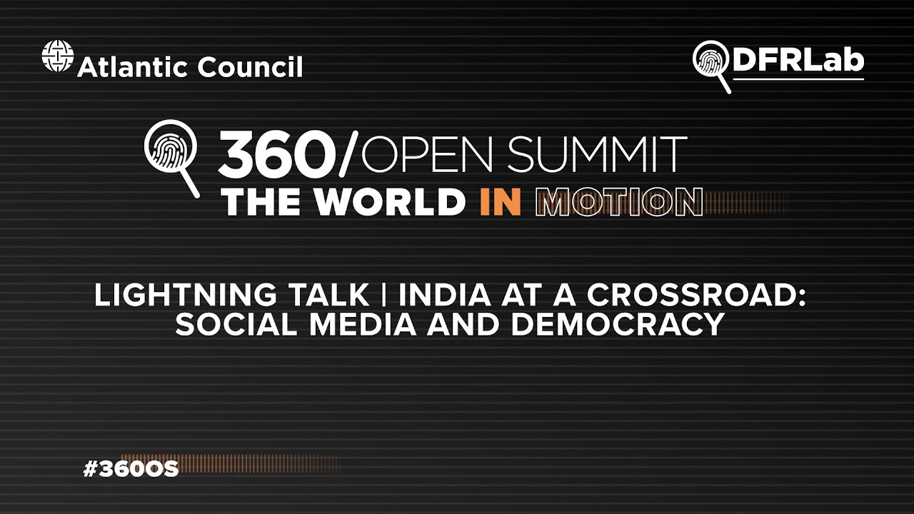 Lightning Talk | India at a crossroad: Social media and democracy