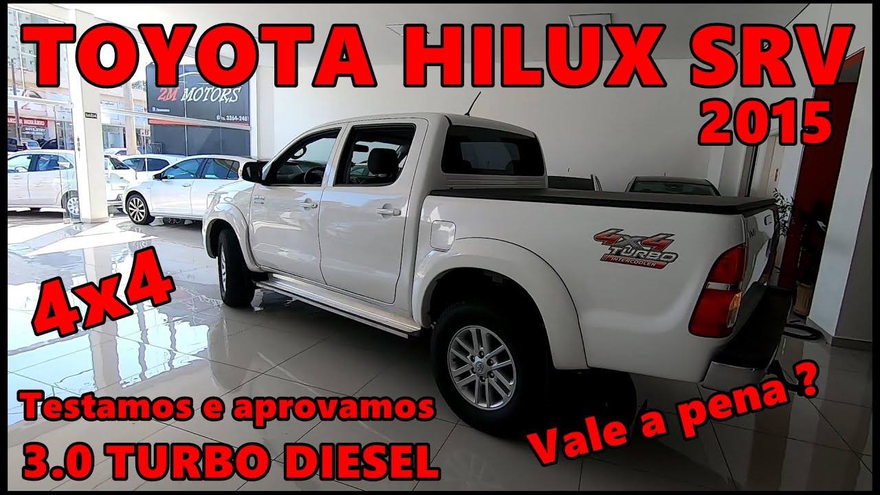 Toyota HILUX SRV 2015 TURBO 3.0. Vale a pena?
