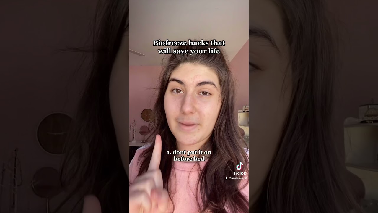 Biofreeze hacks you need to know (tiktok nessa.may.8) #shorts #musclesoreness