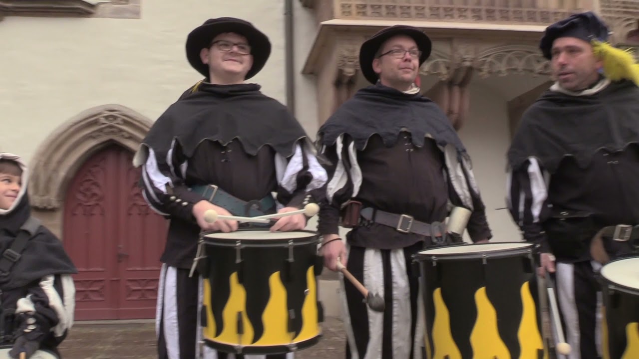 68. Duhlendorfer Karneval - Große Eröffnung auf dem Markt Neustadt an der Orla