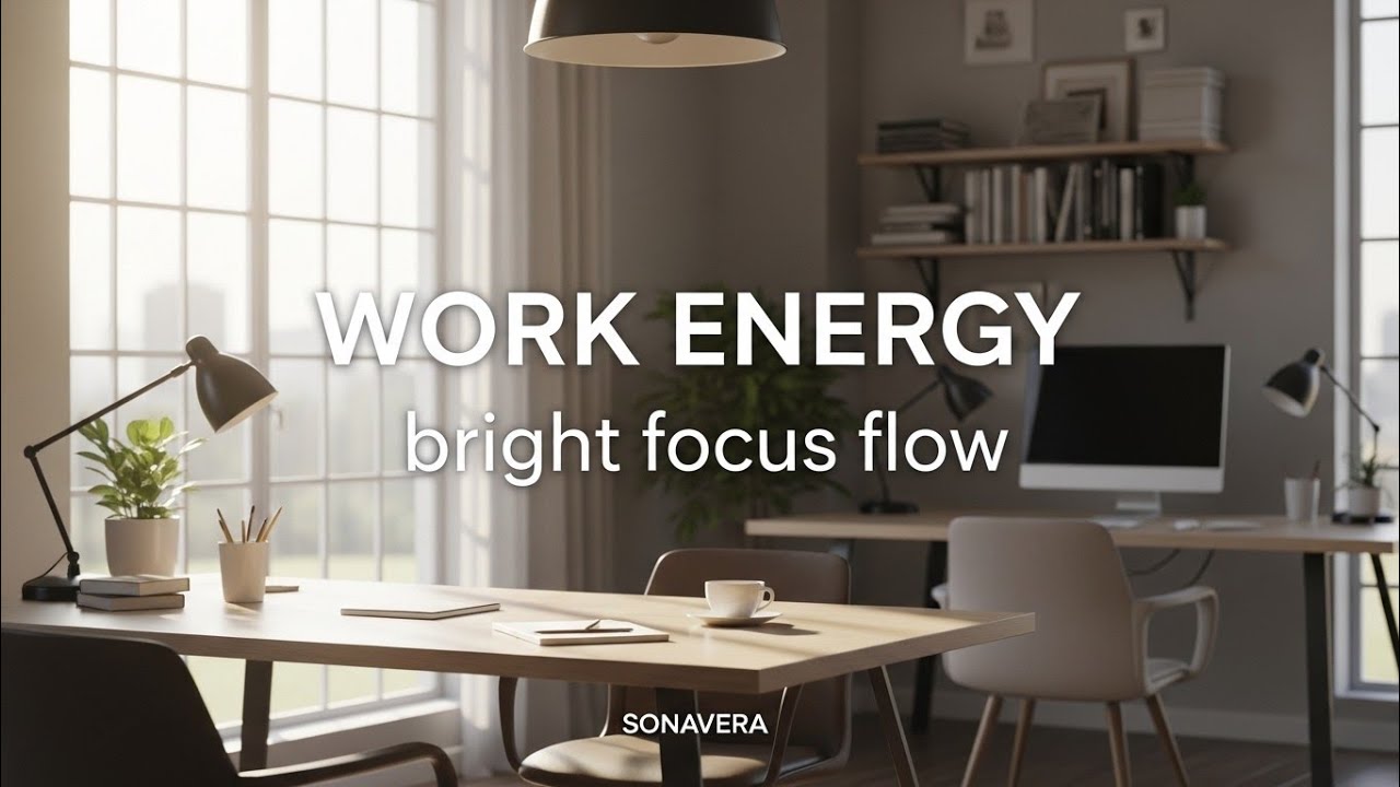 Bright Work Energy – Clean Daytime Instrumental Focus Music | SONAVERA