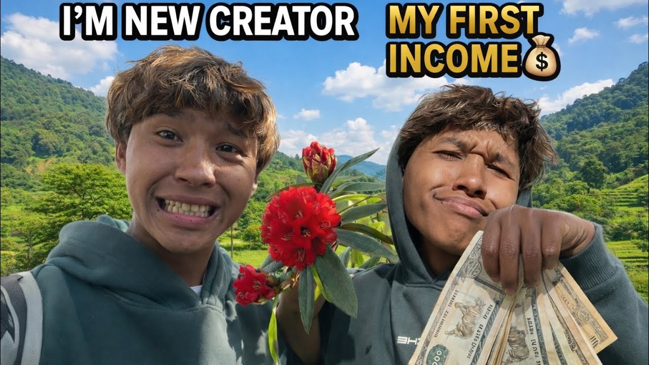 My First Income 💰 | I’m New Creator | Village Vlog Nepal