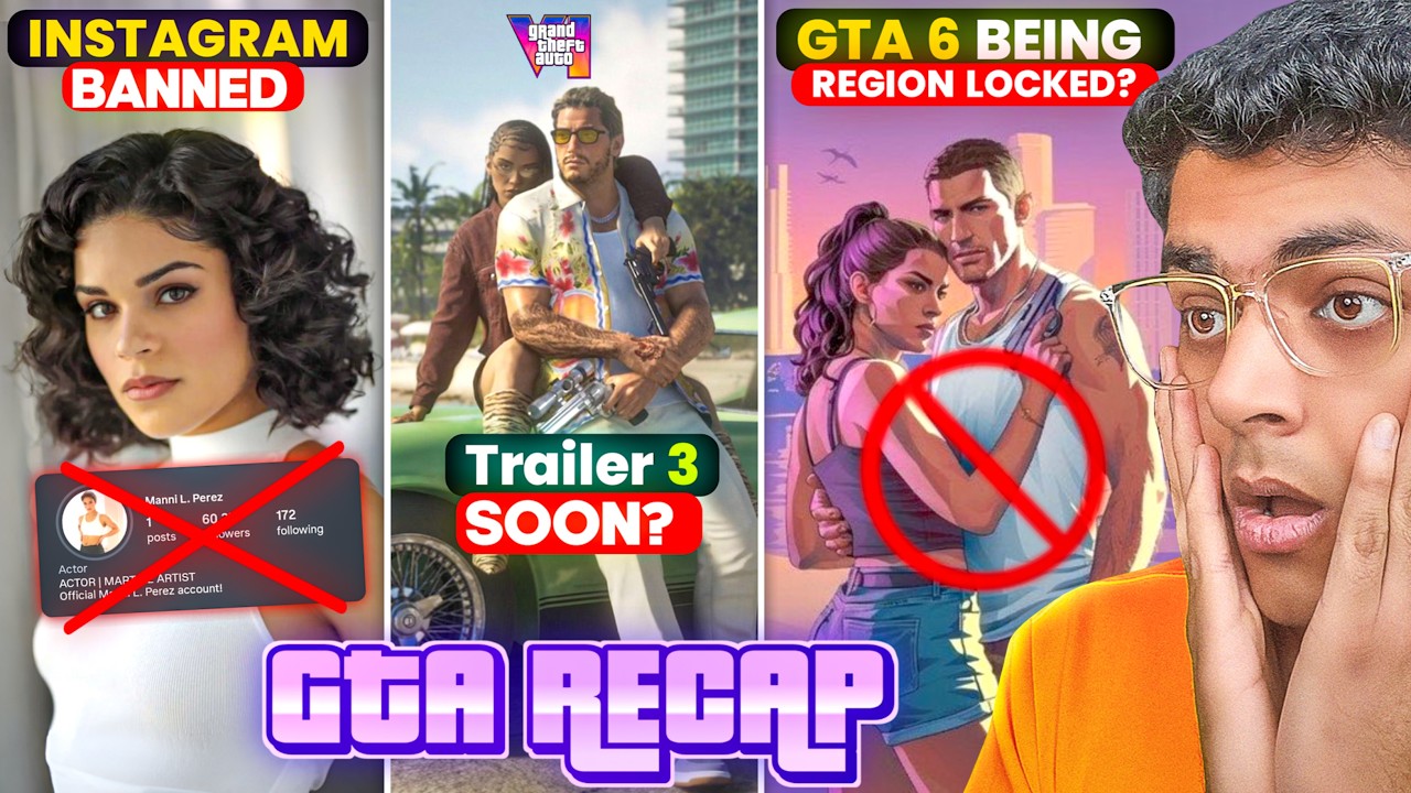 Lucia's Instagram BANNED 😱, GTA 6 Trailer 3 Next Week, Dan Houser's 2 New Games 🔥 | GTA Recap 29