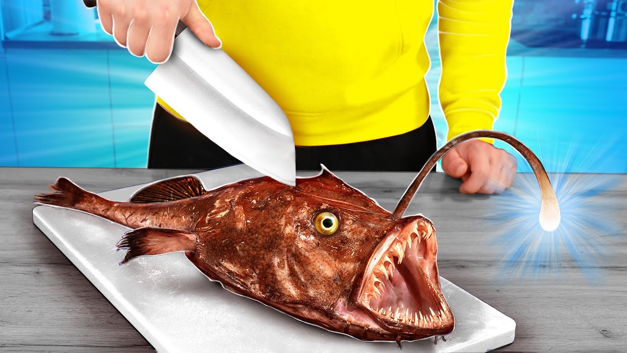 Koreańskie jedzenie uliczne - Owoce morza olbrzymiej żabnicy w Seulu VANZAI COOKING