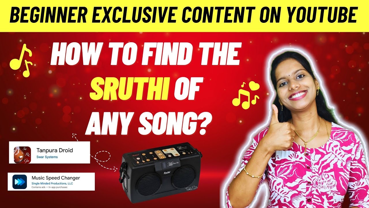 How to find the Sruthi of a Song 🎹 | Easy Tutorial 🔥Find pitch of any Song | Sing Easy with Shobika