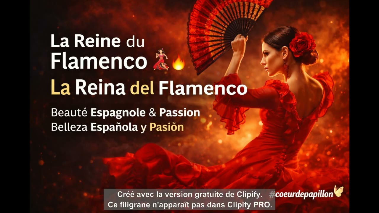 La Reina del Flamenco 💃🔥 | Reine du Flamenco, Beauté Espagnole & Passion | Canción Flamenca