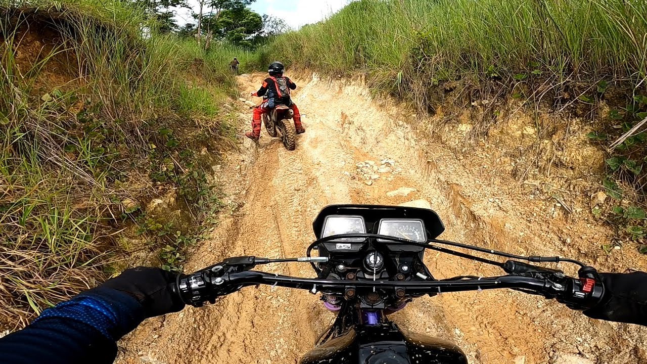 Unang sabak sa trail gamit si dt125