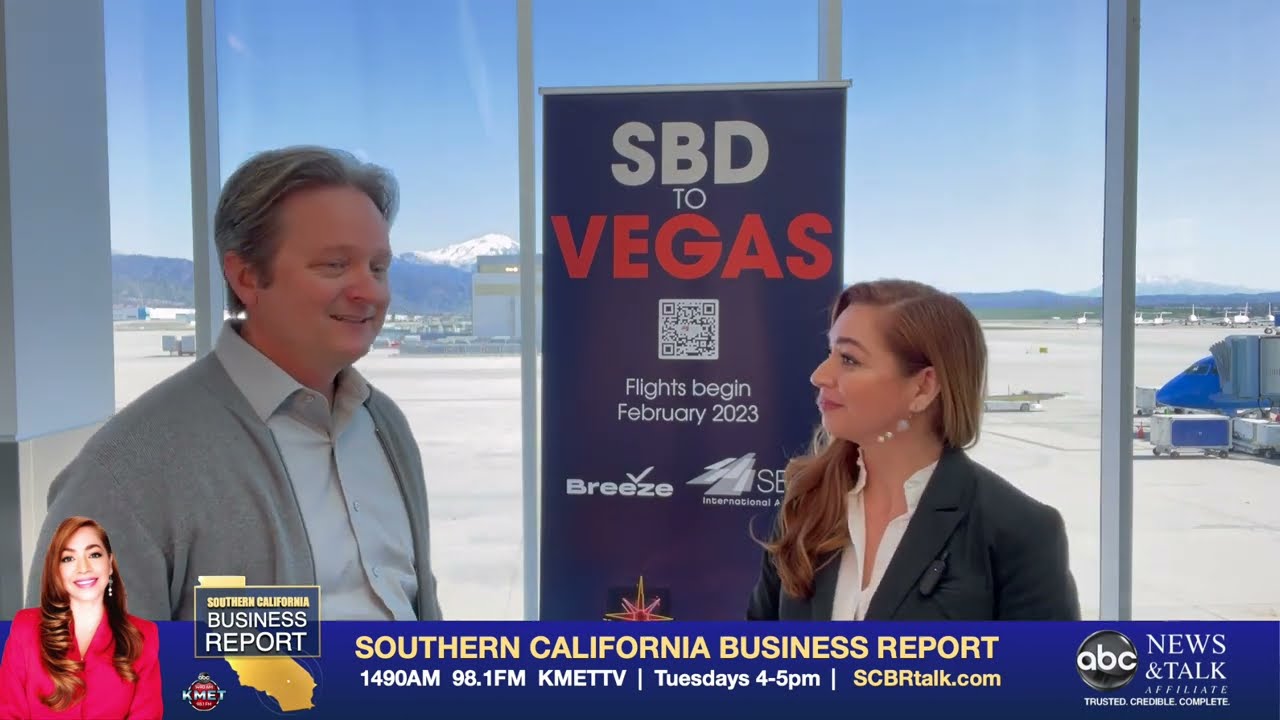 SCBRtalk.com Breeze Airways Mark Gibbs, San Bernardino International Airport,  Director of Aviation