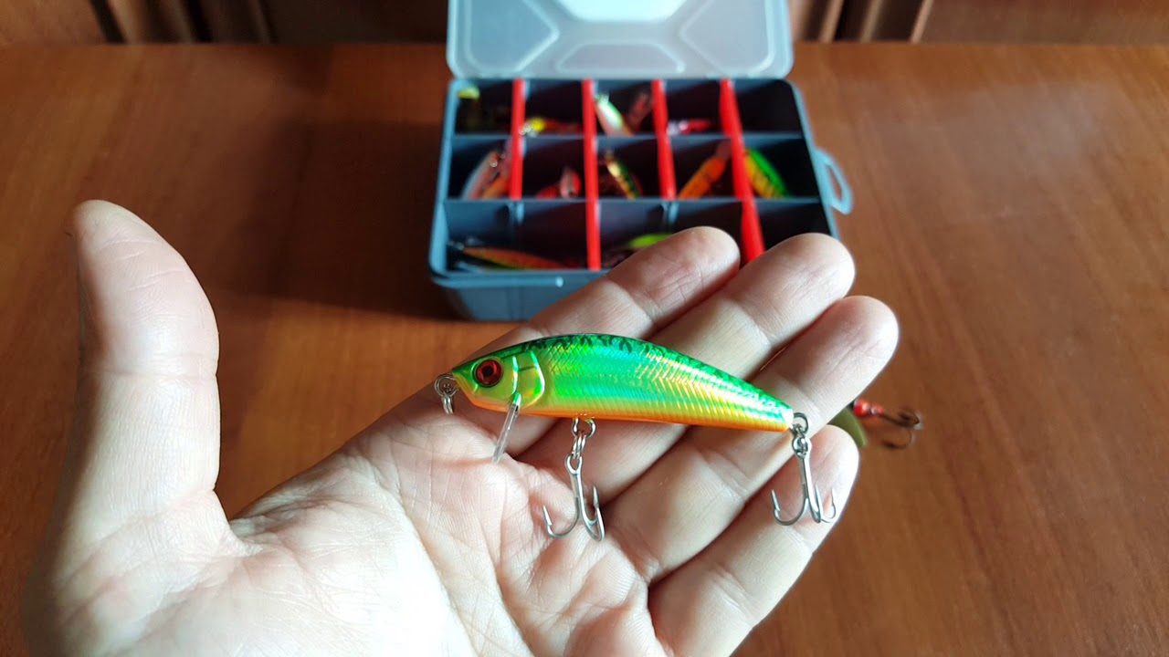 Unboxing с подповерхностником  Yo-Zuri SS Minnow и блесной Mosca Longet по заказу Fmagazin.