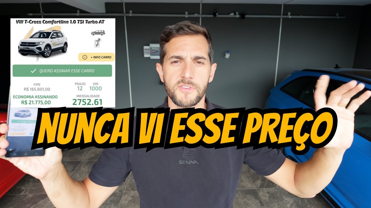 Oportunidade de Carro por Assinatura - Black Friday de TCROSS