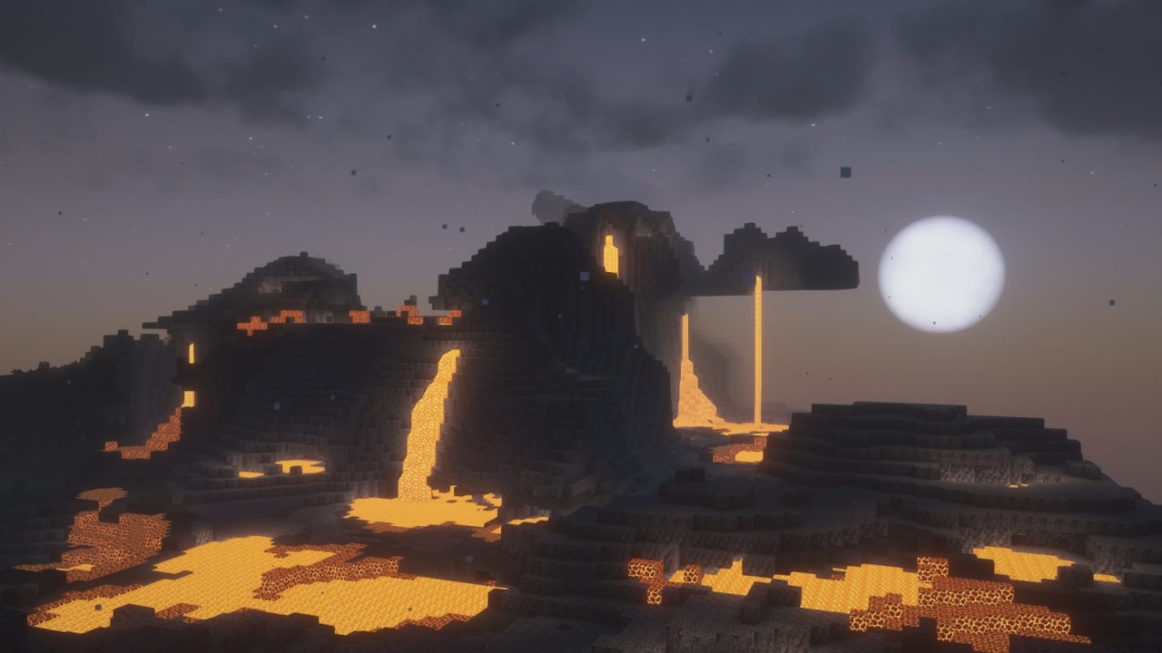 Silent Lava Plateau 🌋 Dark Minecraft Ambience