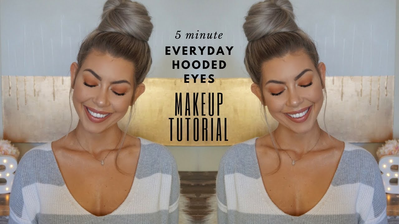SUPER EASY, SUPER FAST Everyday Hooded Eyes Makeup Tutorial | Tartelette Toasted Palette